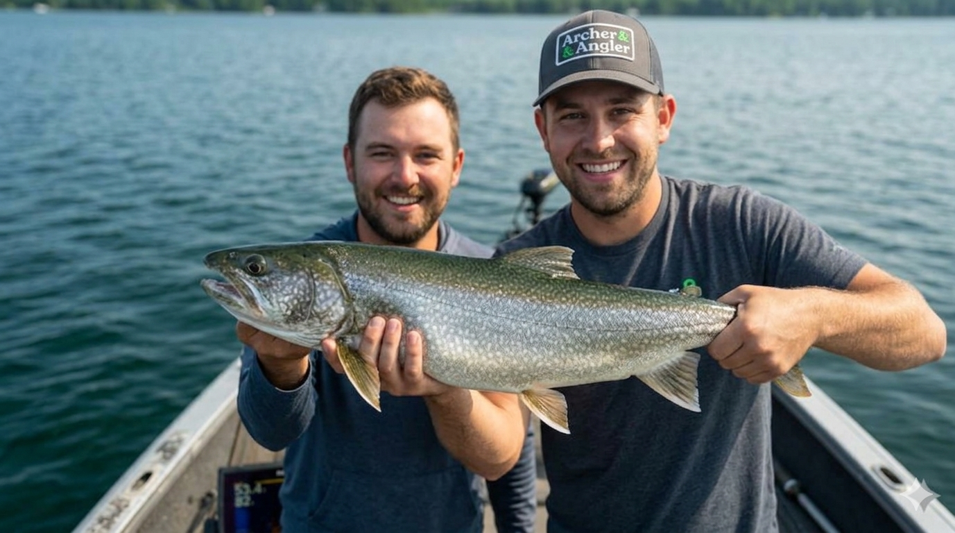 Summer Lake Trout Trolling